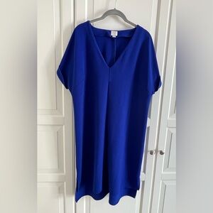 Blue sheath dress sz L